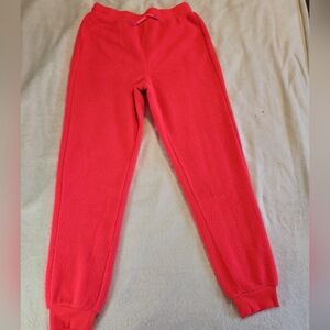 Girls XL 14/16 Tek Gear girls' fleece jogger pants Fanatic Pink Sweatpants